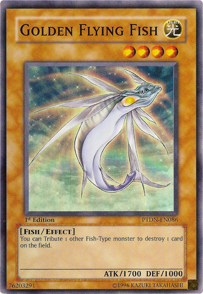 Golden Flying Fish [PTDN-EN086] Super Rare | Game Master's Emporium (The New GME)