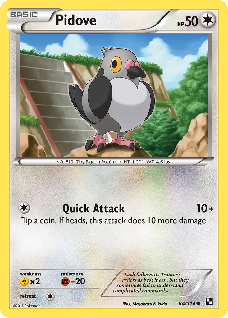 Pidove (84/114) [Black & White: Base Set] | Game Master's Emporium (The New GME)
