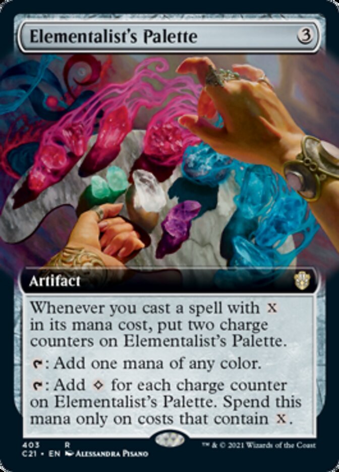 Elementalist's Palette (Extended Art) [Commander 2021] | Game Master's Emporium (The New GME)