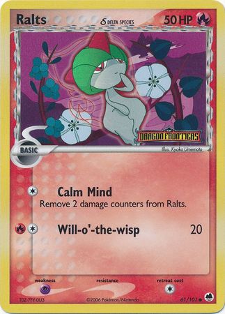 Ralts (61/101) (Delta Species) (Stamped) [EX: Dragon Frontiers] | Game Master's Emporium (The New GME)