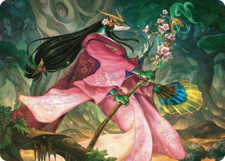 Sakiko, Mother of Summer Art Card [Commander Masters Art Series] | Game Master's Emporium (The New GME)