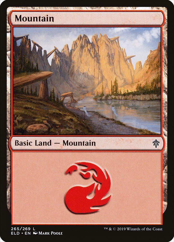 Mountain (265) [Throne of Eldraine] | Game Master's Emporium (The New GME)