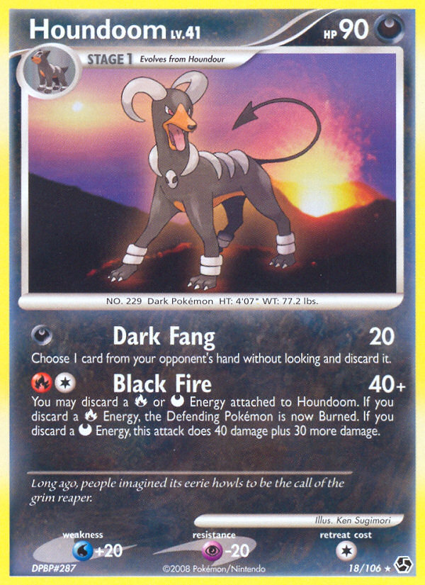 Houndoom (18/106) [Diamond & Pearl: Great Encounters] | Game Master's Emporium (The New GME)