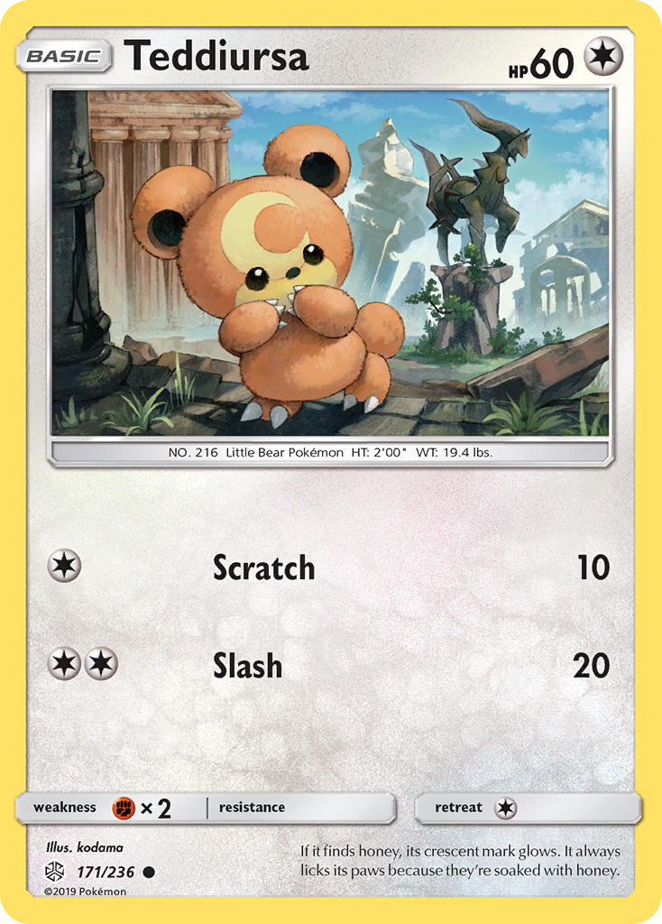 Teddiursa (171/236) [Sun & Moon: Cosmic Eclipse] | Game Master's Emporium (The New GME)