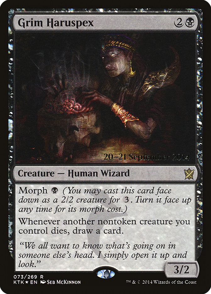 Grim Haruspex [Khans of Tarkir Prerelease Promos] | Game Master's Emporium (The New GME)