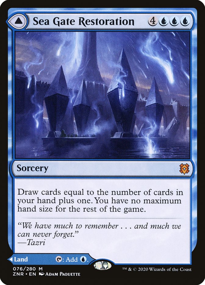 Sea Gate Restoration // Sea Gate, Reborn [Zendikar Rising] | Game Master's Emporium (The New GME)