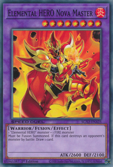 Elemental HERO Nova Master [SGX2-ENA25] Common | Game Master's Emporium (The New GME)