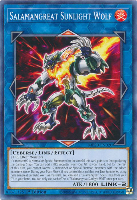 Salamangreat Sunlight Wolf [MP20-EN020] Common | Game Master's Emporium (The New GME)