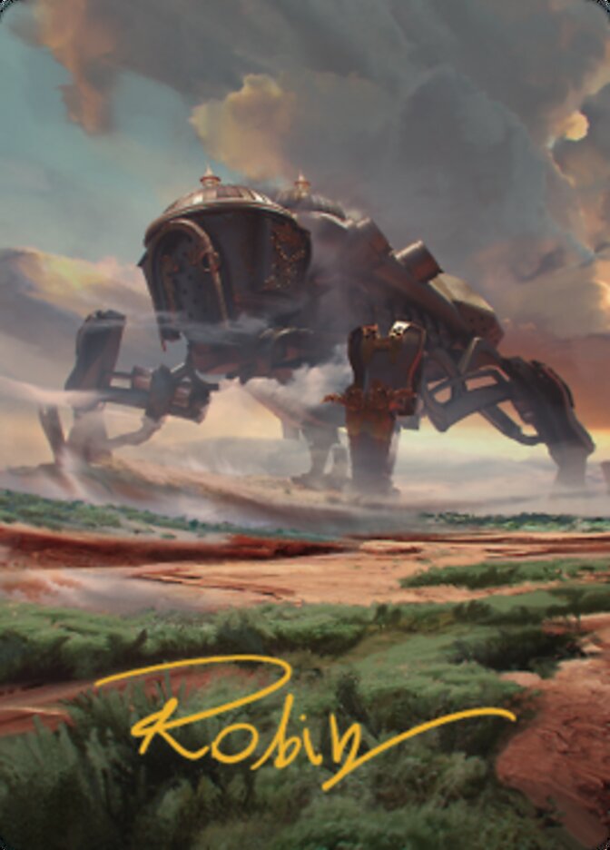 Plains (2) Art Card (Gold-Stamped Signature) [The Brothers' War Art Series] | Game Master's Emporium (The New GME)