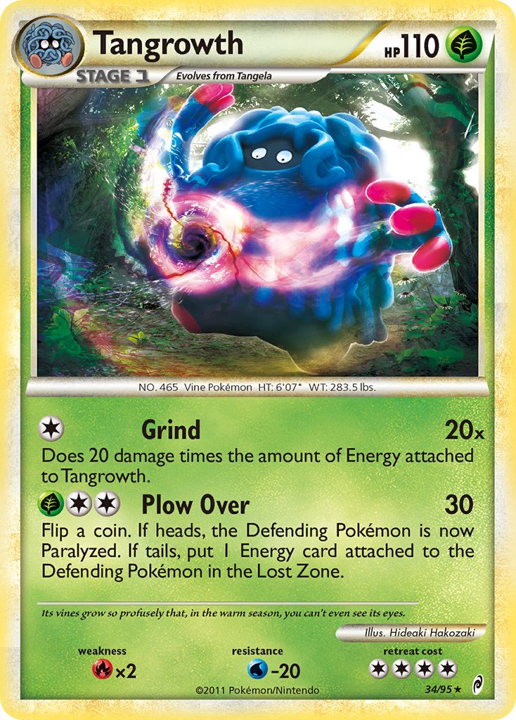 Tangrowth (34/95) (Theme Deck Exclusive) [HeartGold & SoulSilver: Call of Legends] | Game Master's Emporium (The New GME)