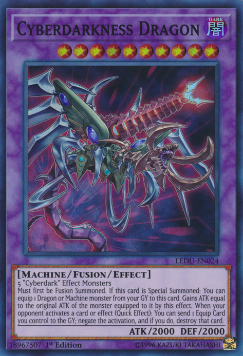 Cyberdarkness Dragon [LEDU-EN024] Super Rare | Game Master's Emporium (The New GME)