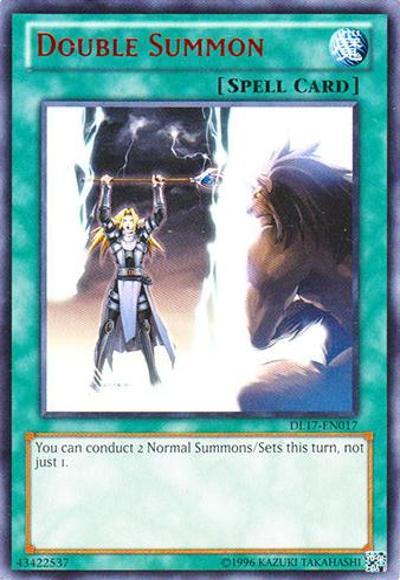 Double Summon (Blue) [DL17-EN017] Rare | Game Master's Emporium (The New GME)