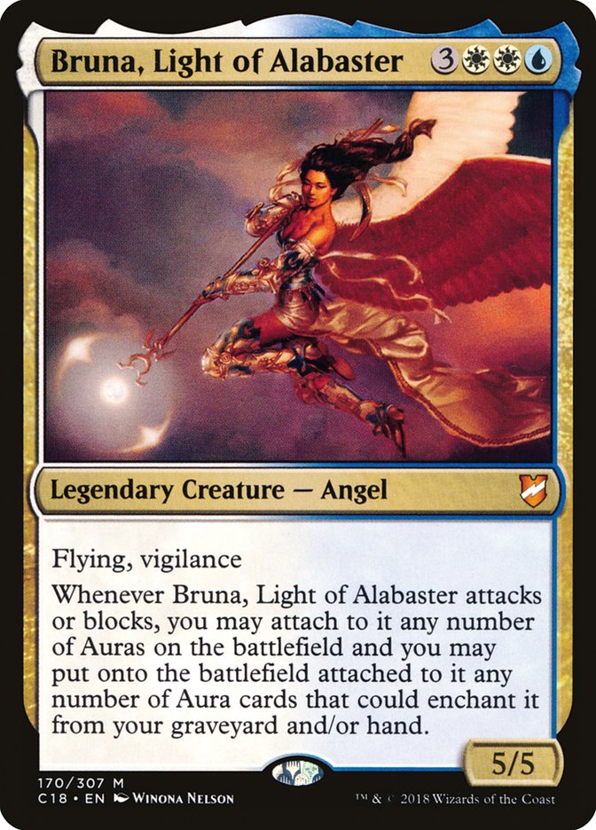 Bruna, Light of Alabaster (Oversized) [Commander 2018 Oversized] | Game Master's Emporium (The New GME)