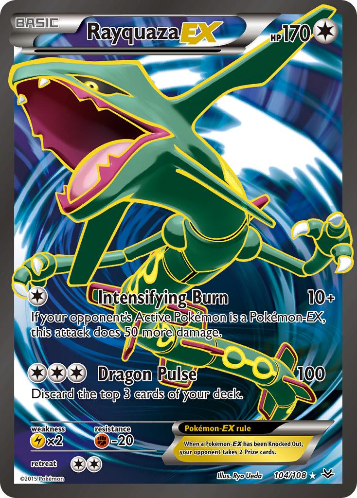 Rayquaza EX (104/108) [XY: Roaring Skies] | Game Master's Emporium (The New GME)