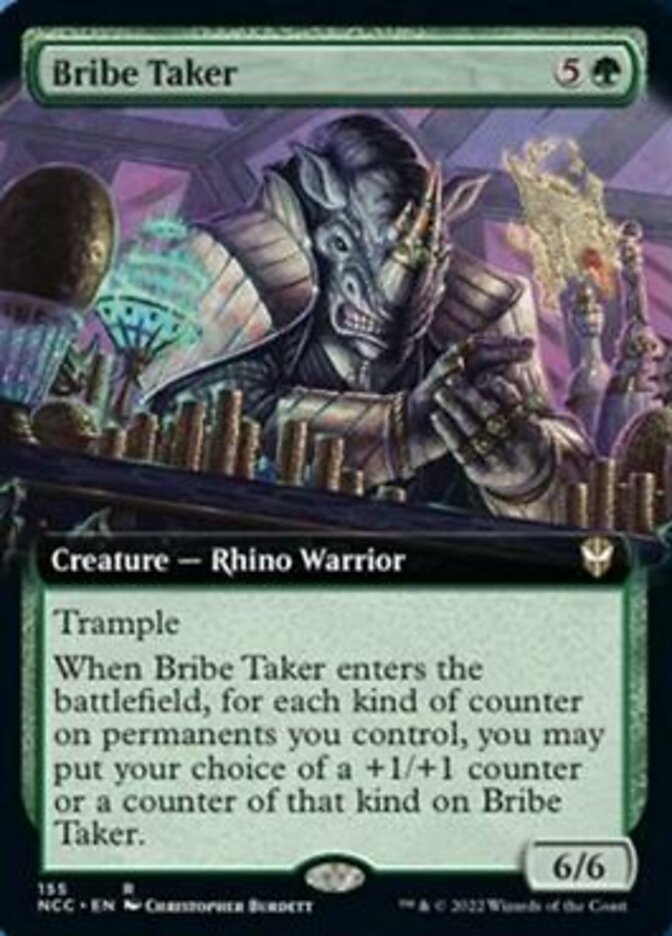 Bribe Taker (Extended Art) [Streets of New Capenna Commander] | Game Master's Emporium (The New GME)