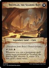 Brass's Tunnel-Grinder // Tecutlan, The Searing Rift (Extended Art) [The Lost Caverns of Ixalan] | Game Master's Emporium (The New GME)