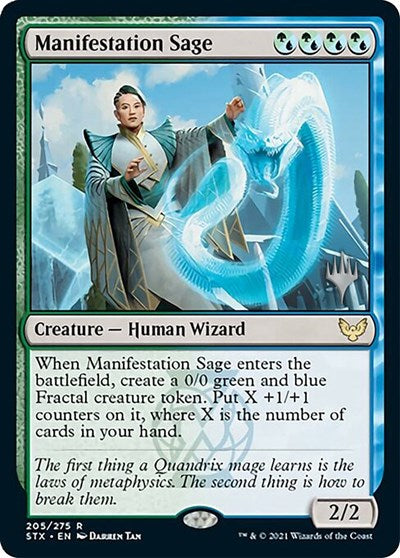 Manifestation Sage (Promo Pack) [Strixhaven: School of Mages Promos] | Game Master's Emporium (The New GME)