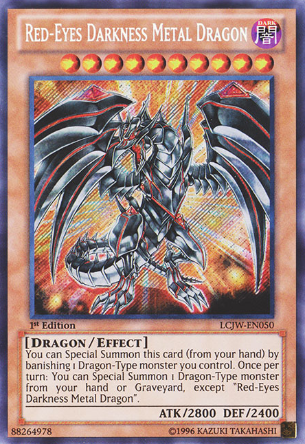 Red-Eyes Darkness Metal Dragon [LCJW-EN050] Secret Rare | Game Master's Emporium (The New GME)