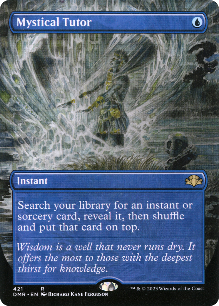 Mystical Tutor (Borderless Alternate Art) [Dominaria Remastered] | Game Master's Emporium (The New GME)