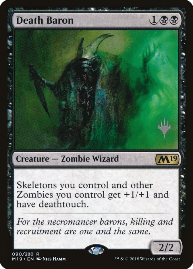 Death Baron (Promo Pack) [Core Set 2019 Promos] | Game Master's Emporium (The New GME)