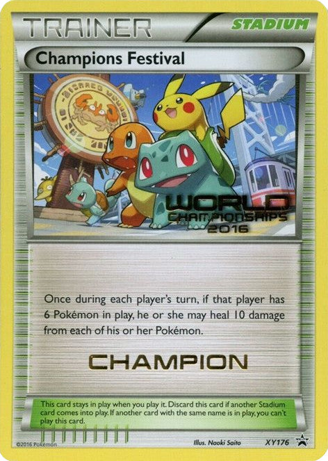 Champions Festival (XY176) (2016 Champion) [XY: Black Star Promos] | Game Master's Emporium (The New GME)