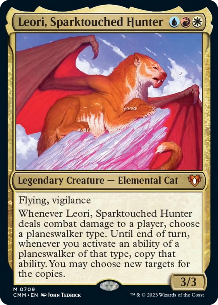 Leori, Sparktouched Hunter [Commander Masters] | Game Master's Emporium (The New GME)