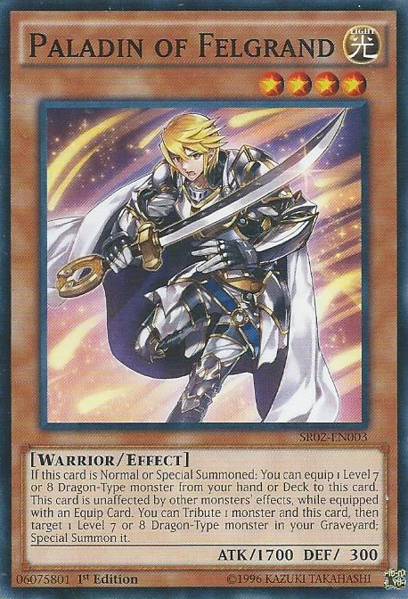 Paladin of Felgrand [SR02-EN003] Common | Game Master's Emporium (The New GME)
