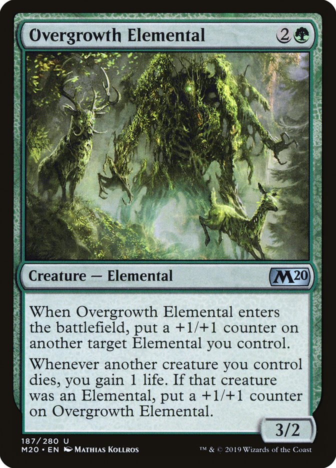 Overgrowth Elemental [Core Set 2020] | Game Master's Emporium (The New GME)