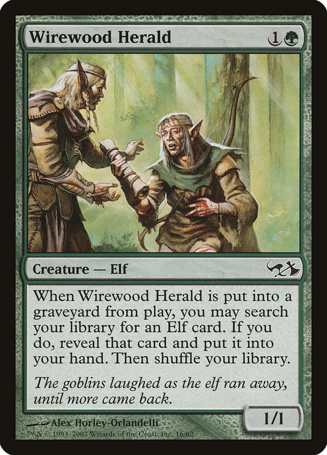 Wirewood Herald [Duel Decks: Elves vs. Goblins] | Game Master's Emporium (The New GME)