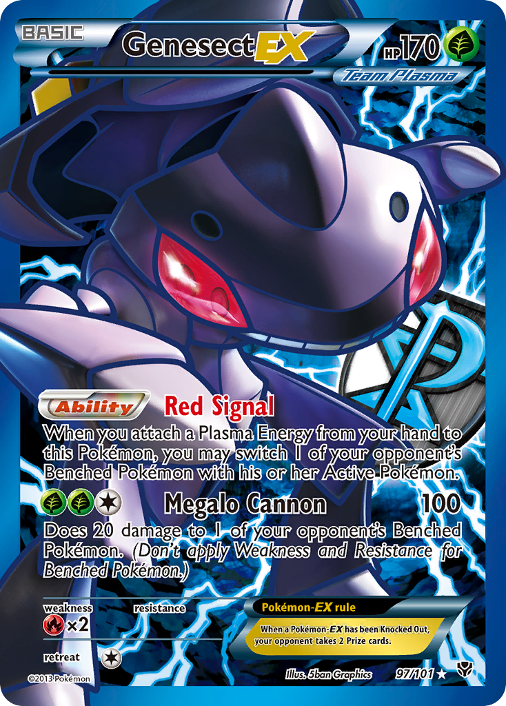 Genesect EX (97/101) [Black & White: Plasma Blast] | Game Master's Emporium (The New GME)