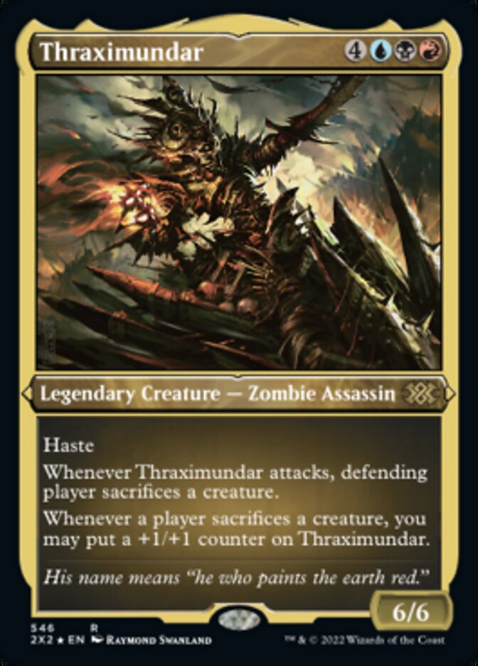 Thraximundar (Foil Etched) [Double Masters 2022] | Game Master's Emporium (The New GME)