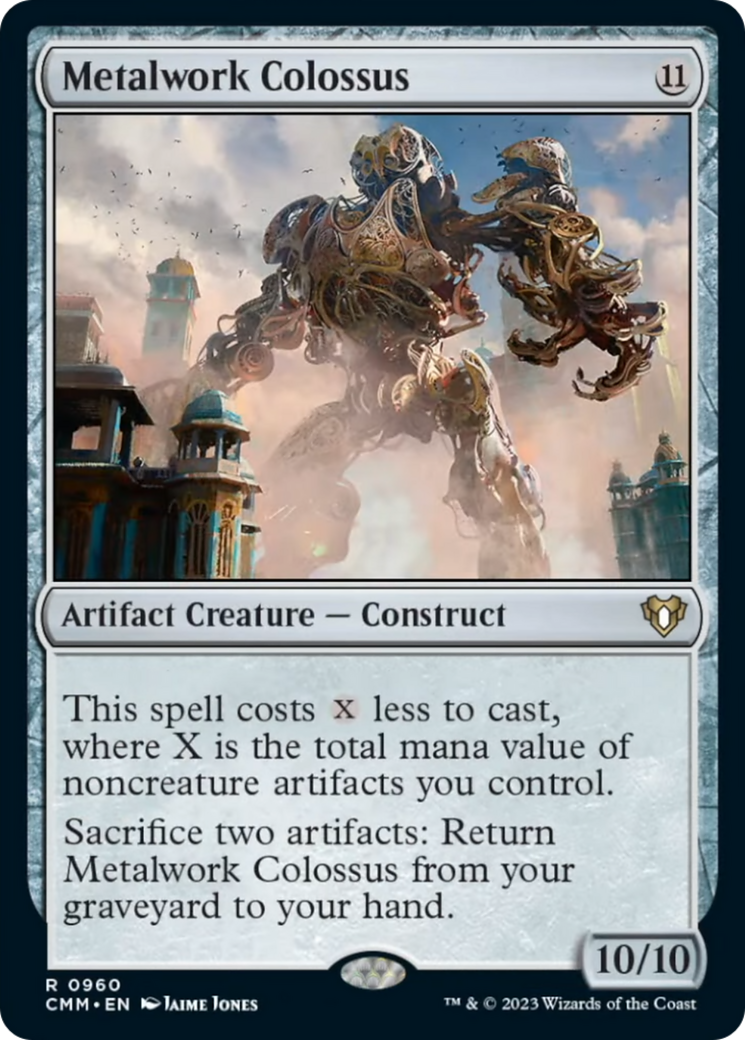 Metalwork Colossus [Commander Masters] | Game Master's Emporium (The New GME)