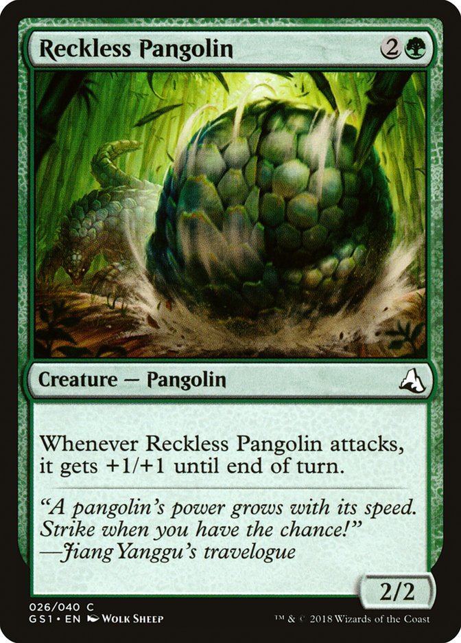 Reckless Pangolin [Global Series Jiang Yanggu & Mu Yanling] | Game Master's Emporium (The New GME)