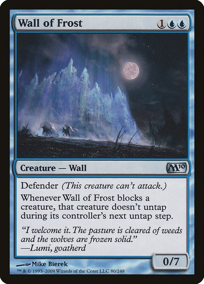 Wall of Frost [Magic 2010] | Game Master's Emporium (The New GME)