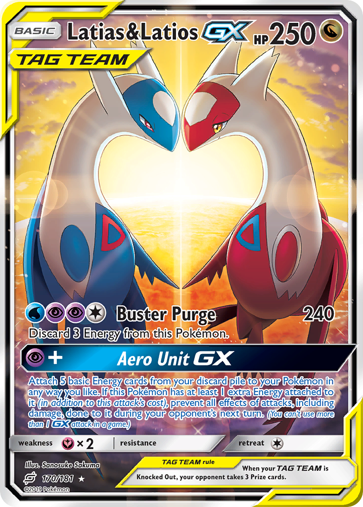 Latias & Latios GX (170/181) [Sun & Moon: Team Up] | Game Master's Emporium (The New GME)