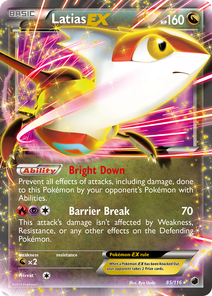 Latias EX (85/116) [Black & White: Plasma Freeze] | Game Master's Emporium (The New GME)