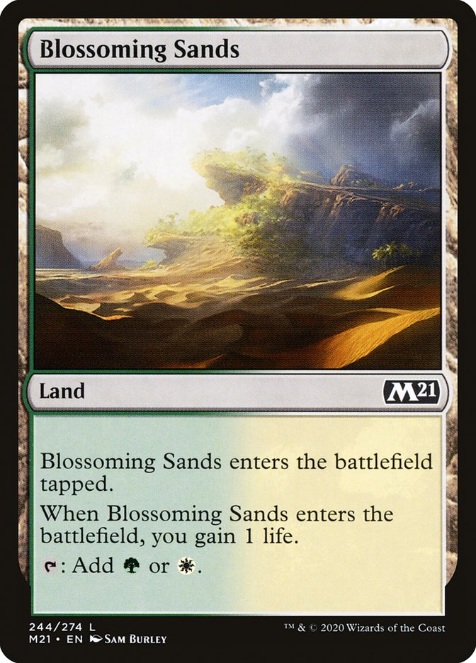 Blossoming Sands [Core Set 2021] | Game Master's Emporium (The New GME)