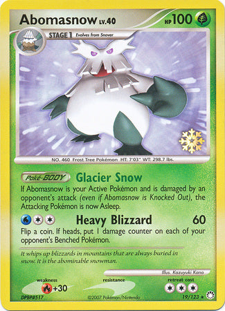 Abomasnow (19/123) [Countdown Calendar Promos] | Game Master's Emporium (The New GME)