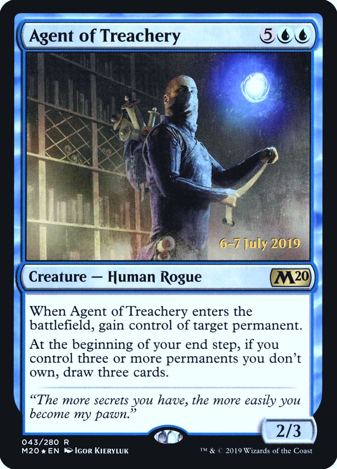 Agent of Treachery [Core Set 2020 Prerelease Promos] | Game Master's Emporium (The New GME)