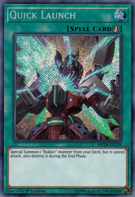 Quick Launch [MP18-EN139] Secret Rare | Game Master's Emporium (The New GME)