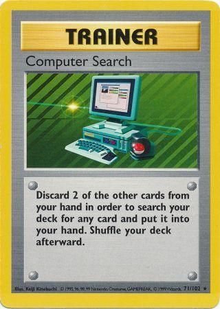 Computer Search (71/102) [Base Set Shadowless Unlimited] | Game Master's Emporium (The New GME)