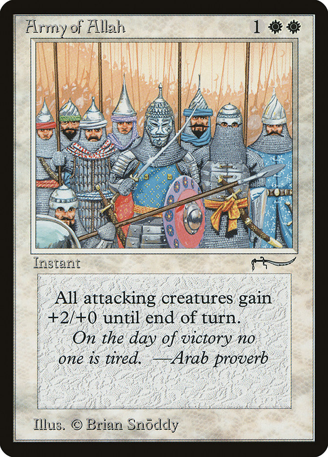 Army of Allah (Light Mana Cost) [Arabian Nights] | Game Master's Emporium (The New GME)