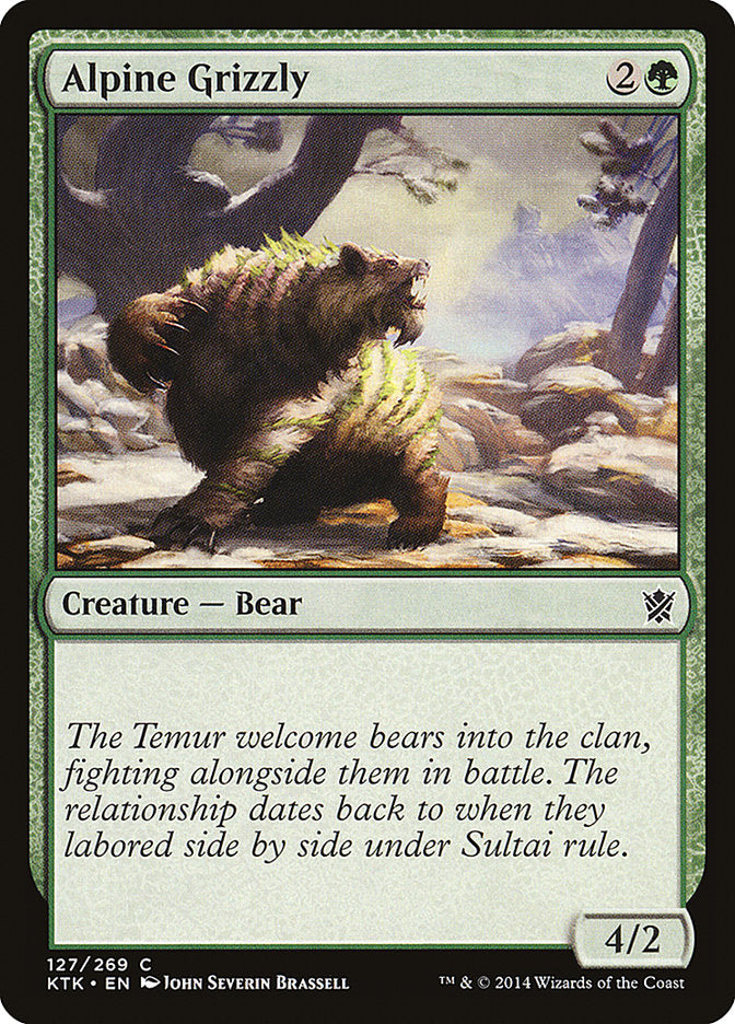 Alpine Grizzly [Khans of Tarkir] | Game Master's Emporium (The New GME)