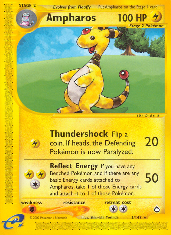 Ampharos (1/147) [Aquapolis] | Game Master's Emporium (The New GME)