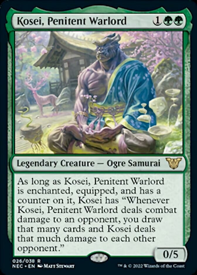 Kosei, Penitent Warlord [Kamigawa: Neon Dynasty Commander] | Game Master's Emporium (The New GME)