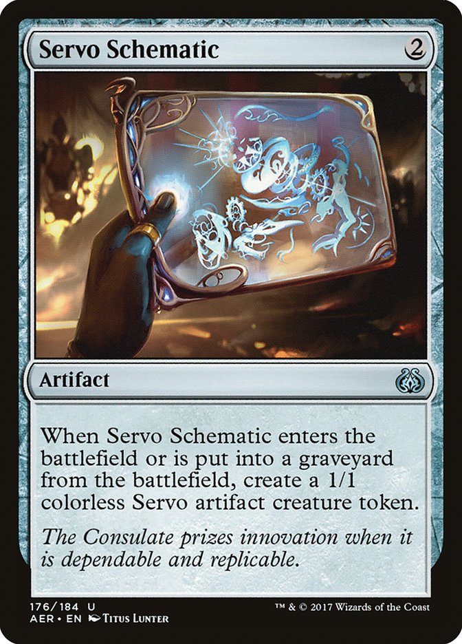 Servo Schematic [Aether Revolt] | Game Master's Emporium (The New GME)