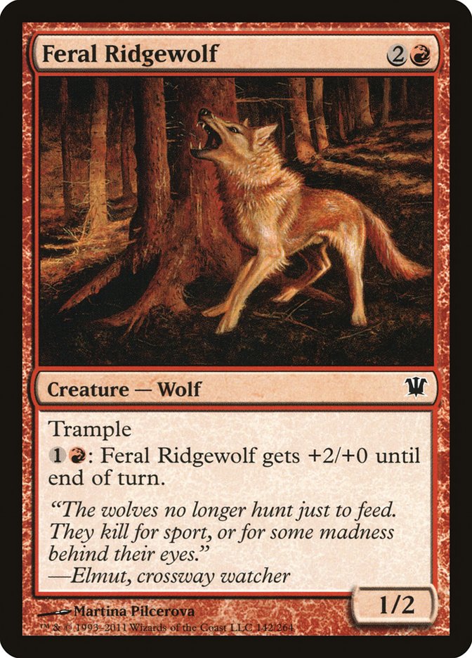 Feral Ridgewolf [Innistrad] | Game Master's Emporium (The New GME)