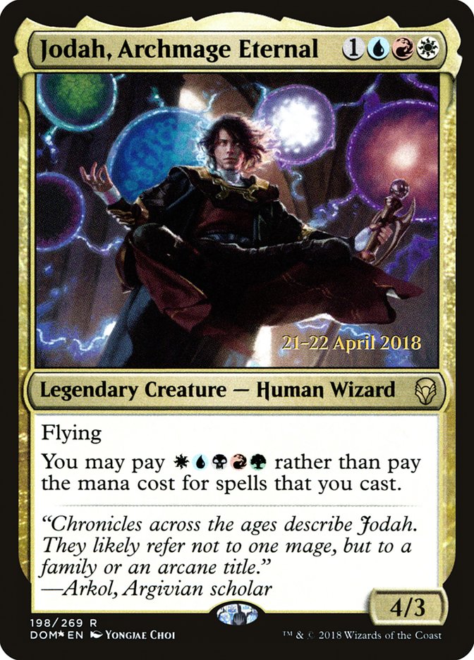 Jodah, Archmage Eternal [Dominaria Prerelease Promos] | Game Master's Emporium (The New GME)