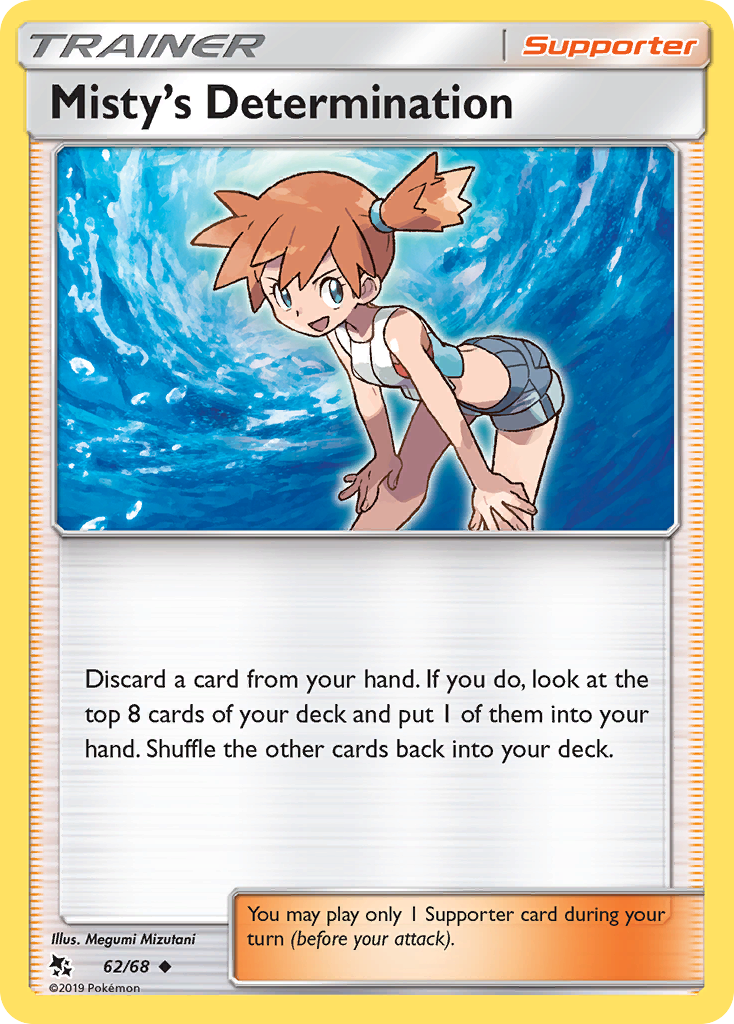 Misty's Determination (62/68) [Sun & Moon: Hidden Fates] | Game Master's Emporium (The New GME)