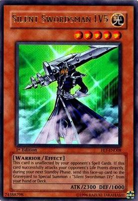 Silent Swordsman LV5 [FET-EN008] Ultra Rare | Game Master's Emporium (The New GME)